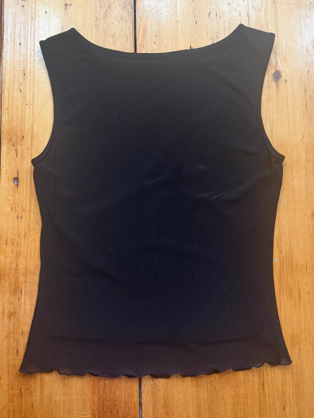 Brandy Melville Black Mesh High Neck Tank Top | Like New Condition | Fits Size S